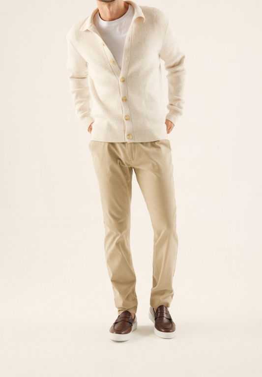 Cardigan con bottoni da uomo