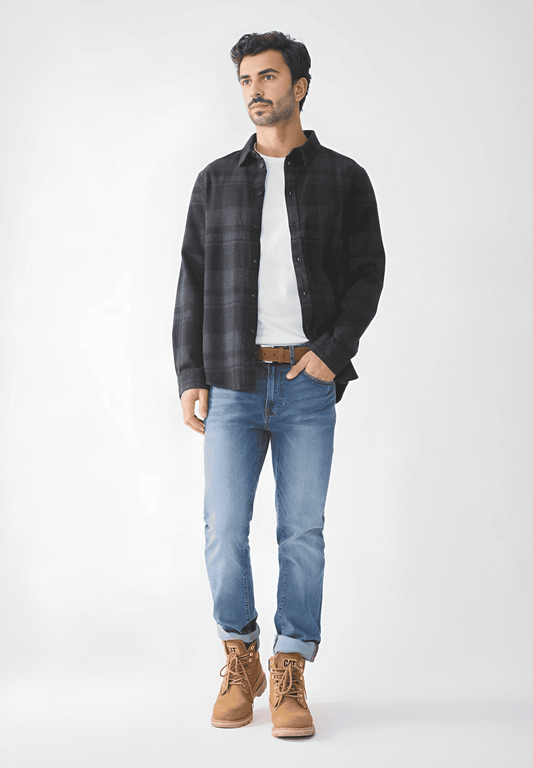 Camicia a maniche lunghe uomo