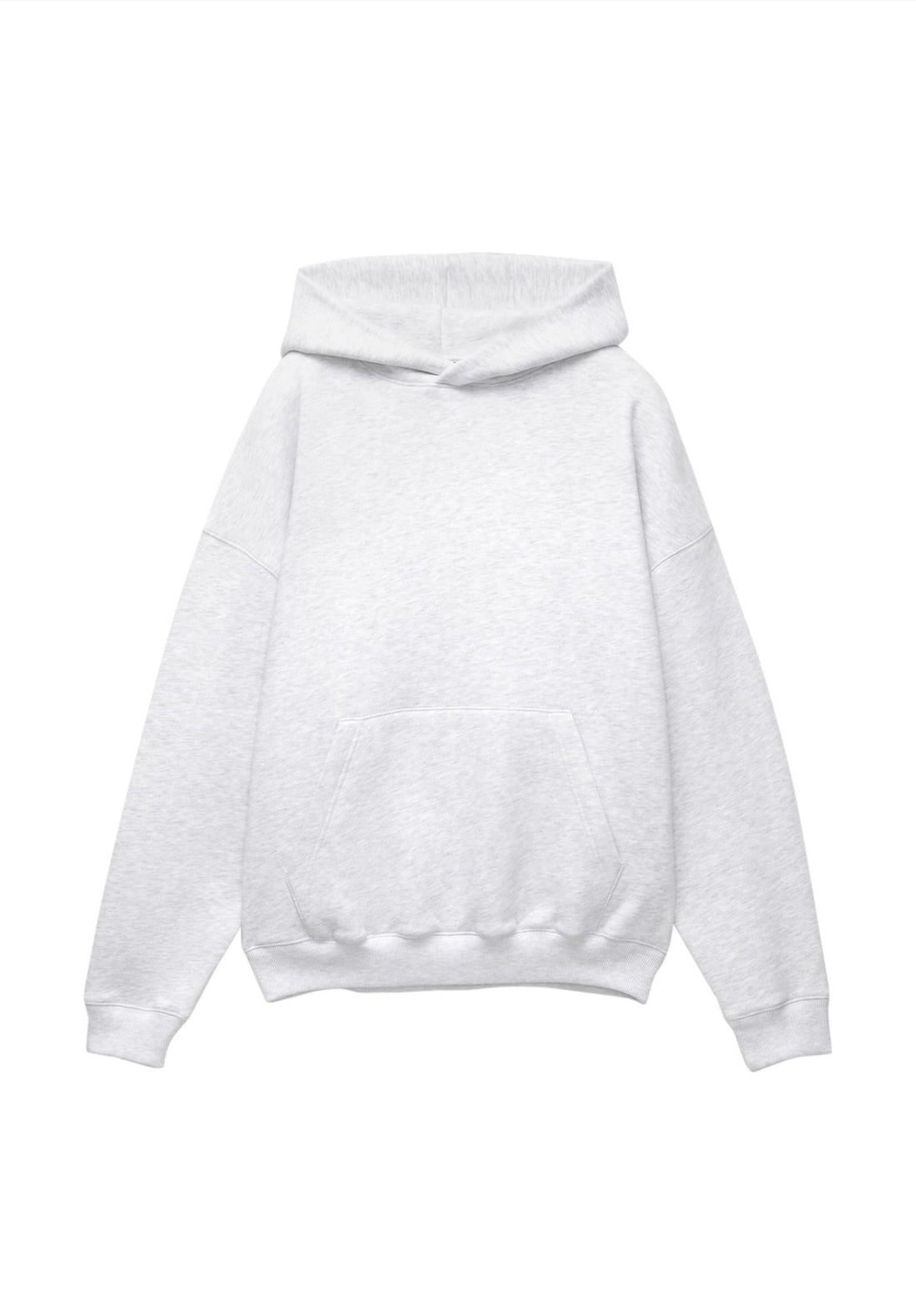 felpa boxy fit grigia