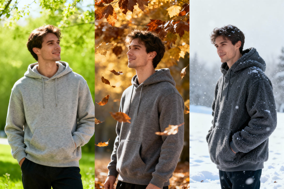 ragazzo con felpa con cappuccio