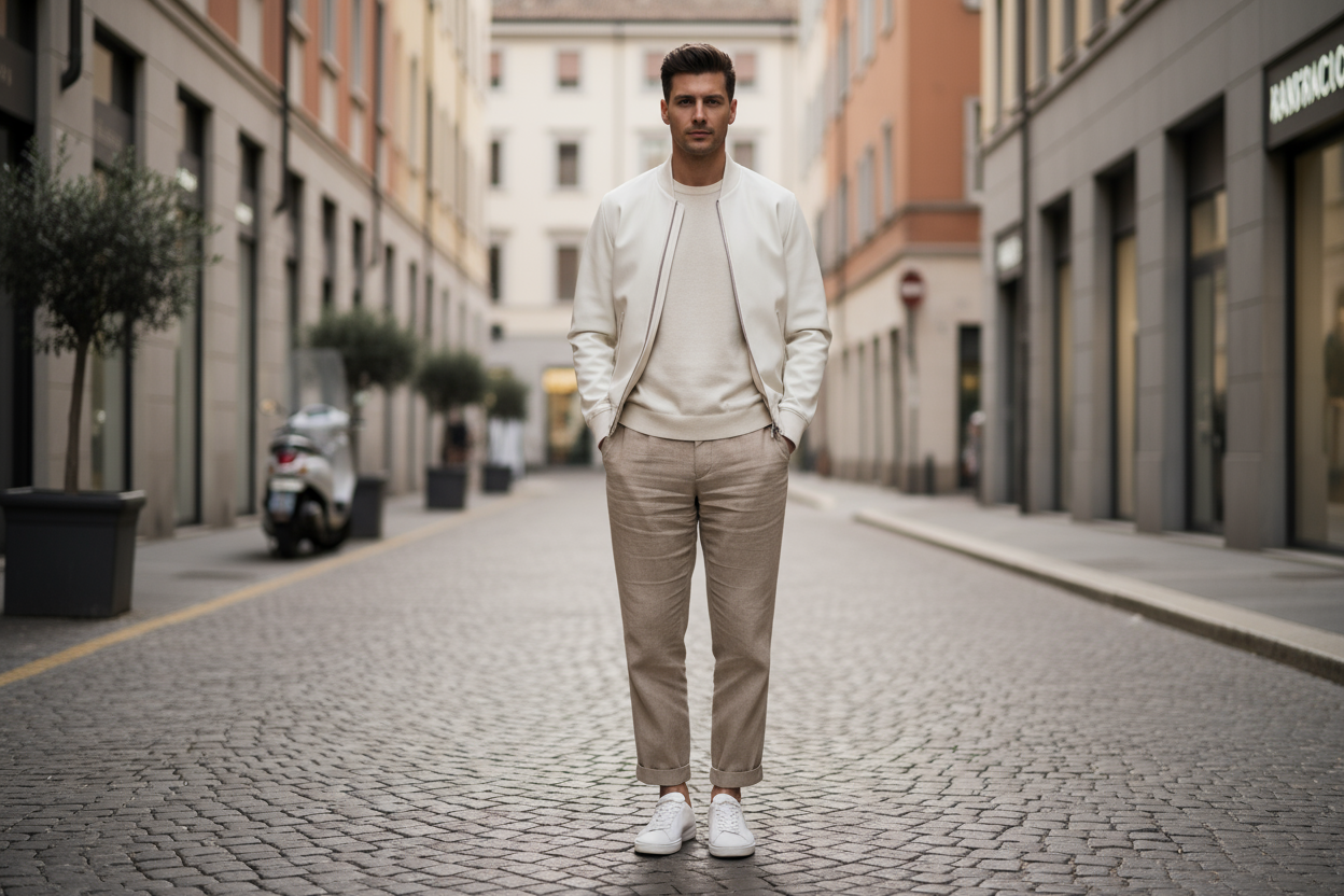 Come abbinare sneakers bianche uomo: guida completa di stile