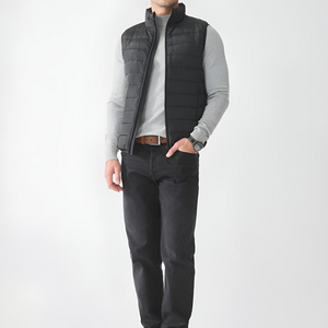 Smanicato nero slim fit