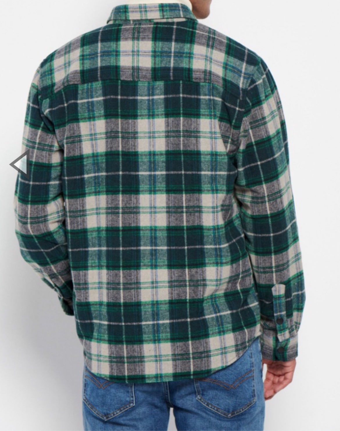 Camicia in flanella da uomo
