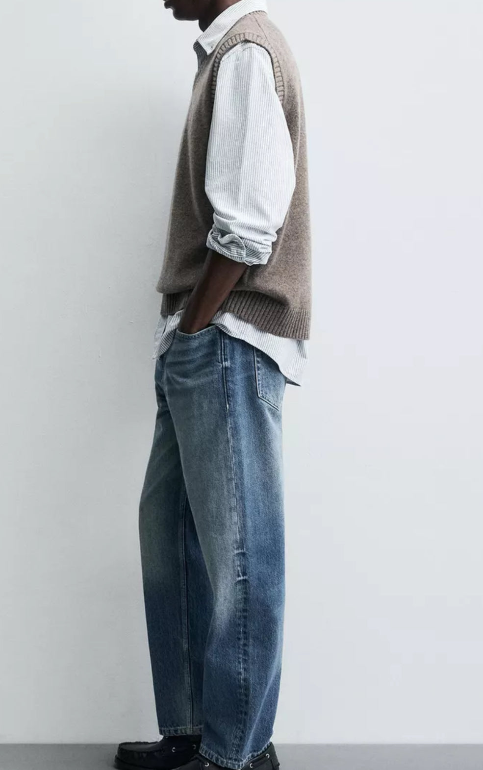 Gilet in maglia da uomo
