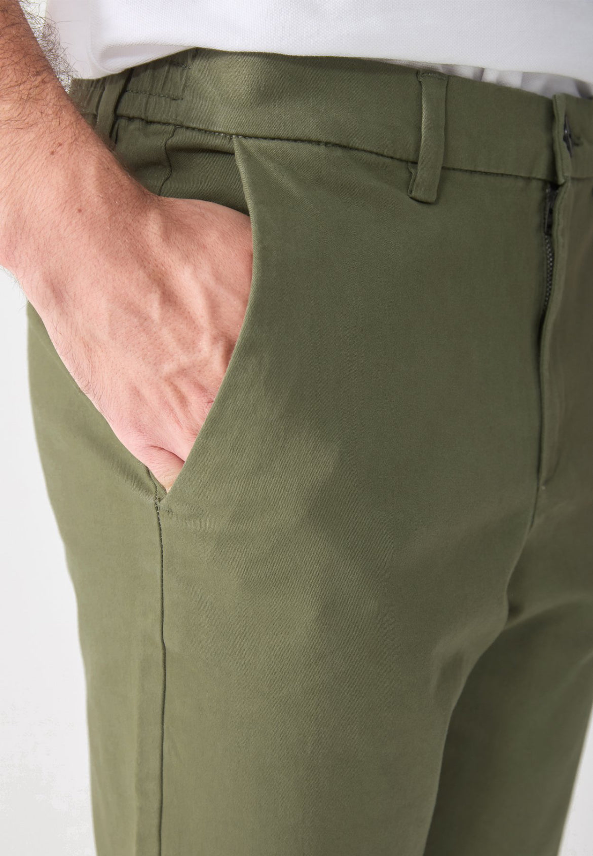pantalone chino slim fit