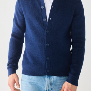Cardigan con bottoni da uomo