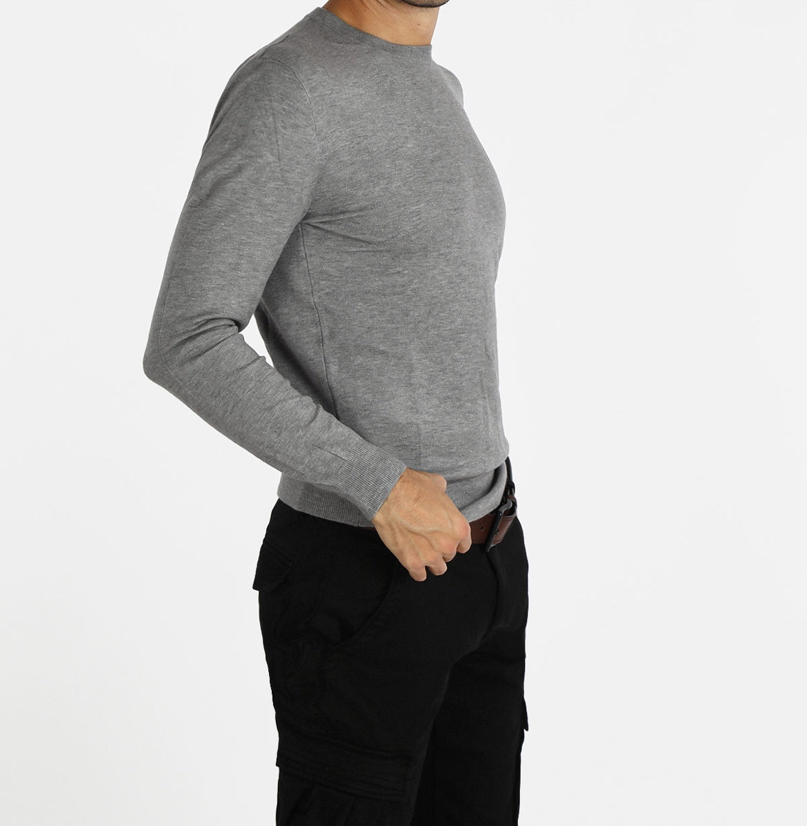 Pullover girocollo da uomo