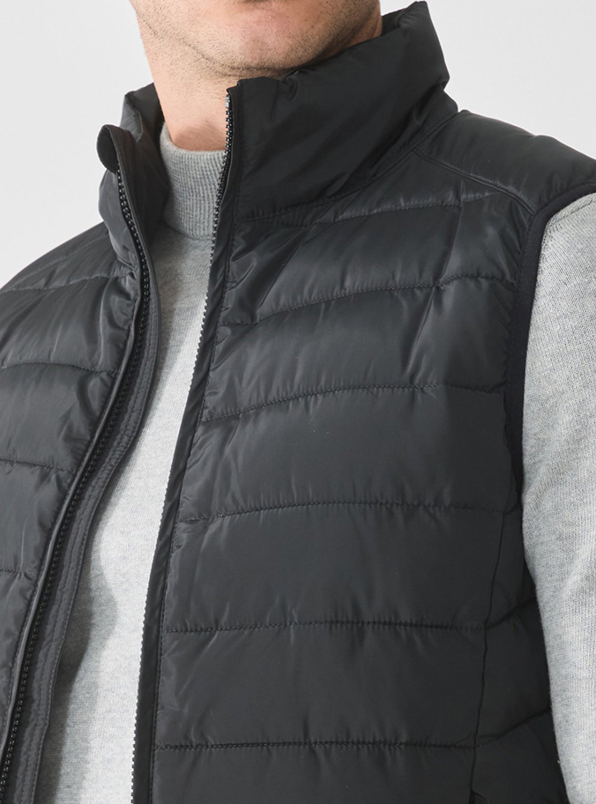 Smanicato nero slim fit