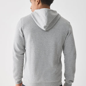 Felpa con cappuccio e zip uomo