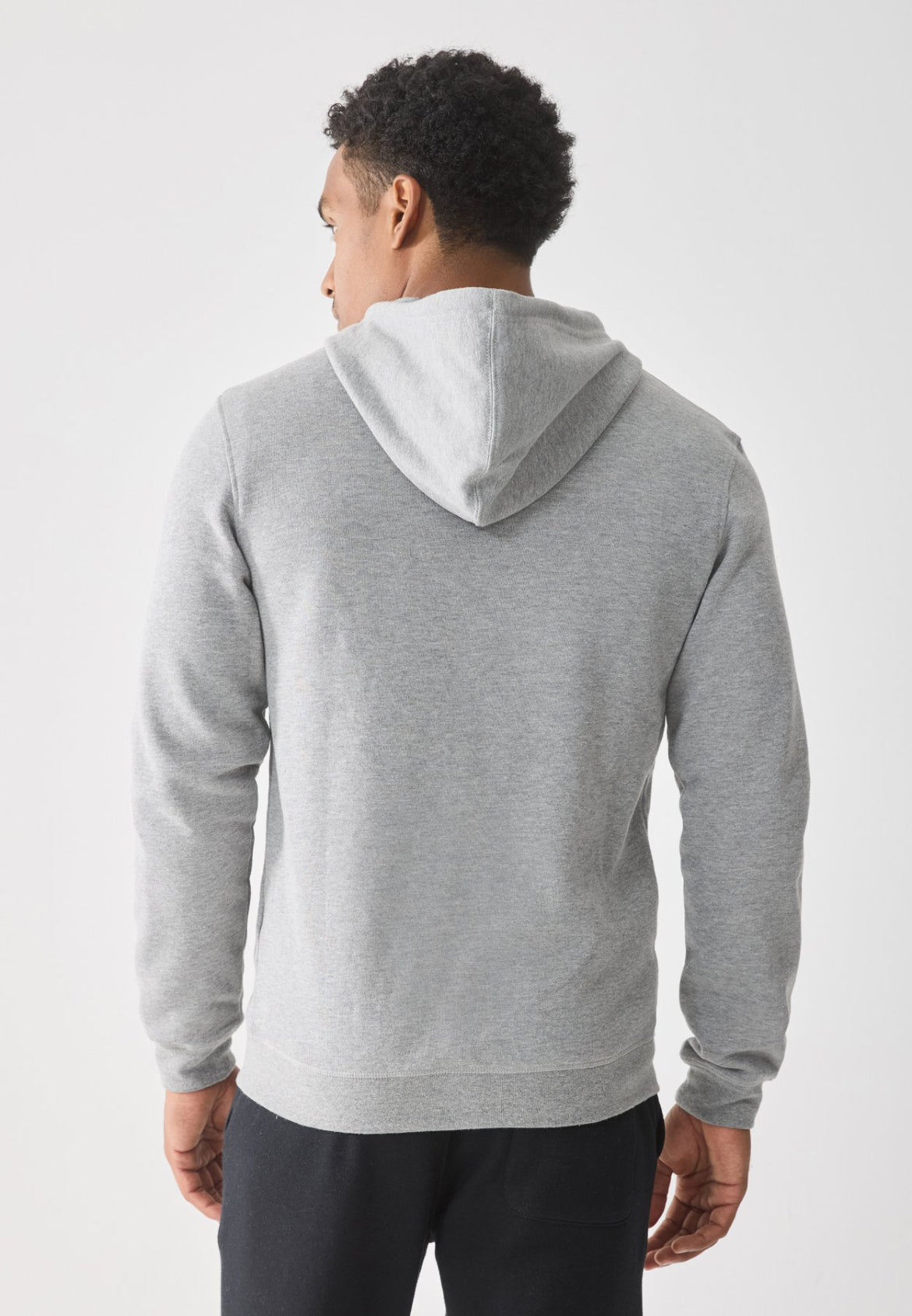 Felpa uomo con cappuccio e zip