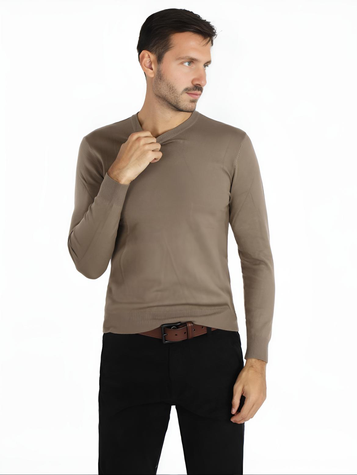 Pullover girocollo da uomo