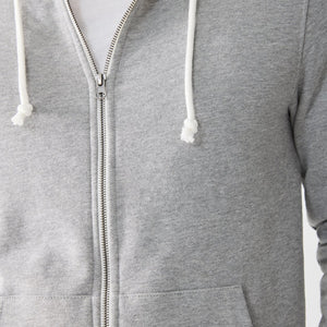 Felpa con cappuccio e zip uomo