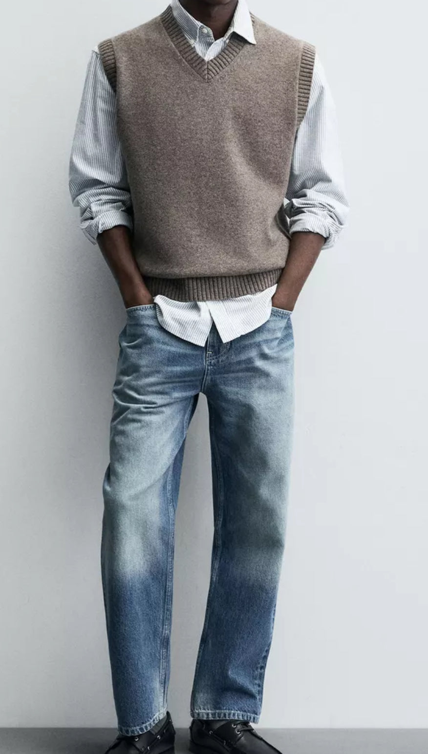 Gilet in maglia da uomo
