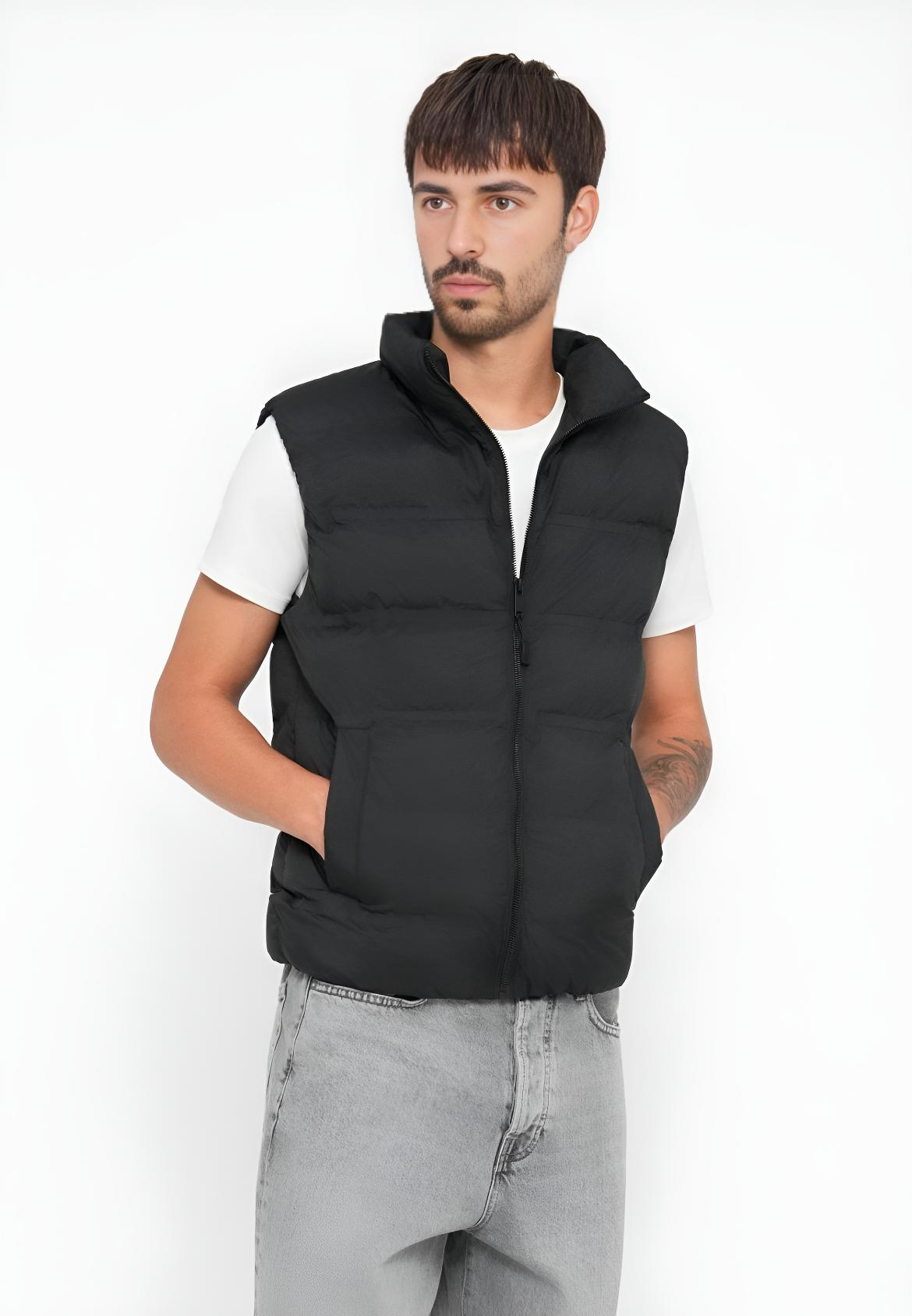 Smanicato vest nero