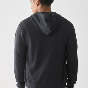 Felpa con cappuccio e zip uomo