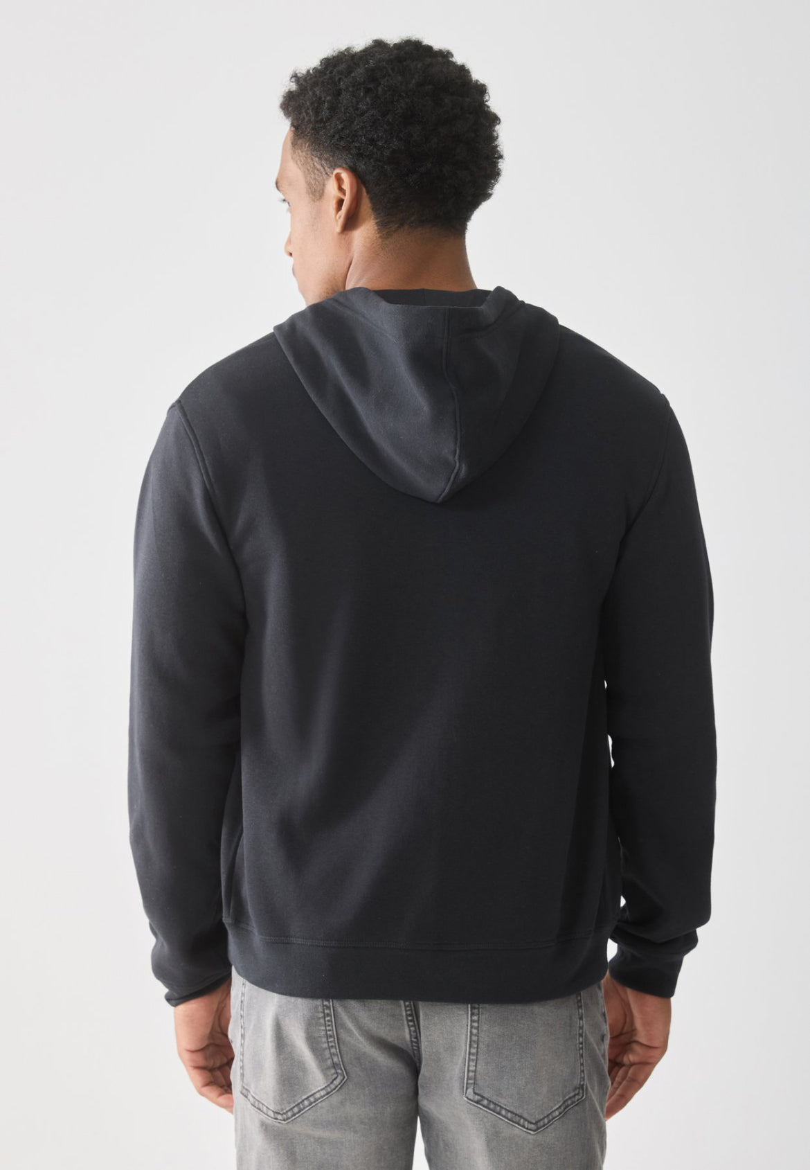 Felpa uomo con cappuccio e zip