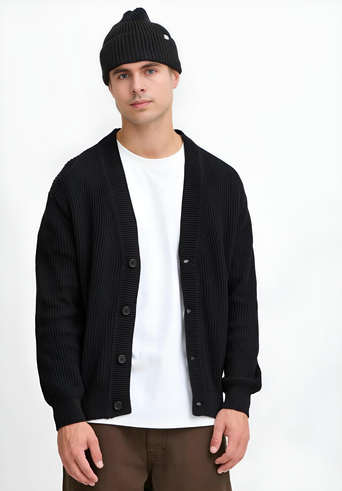 Cardigan uomo con bottoni