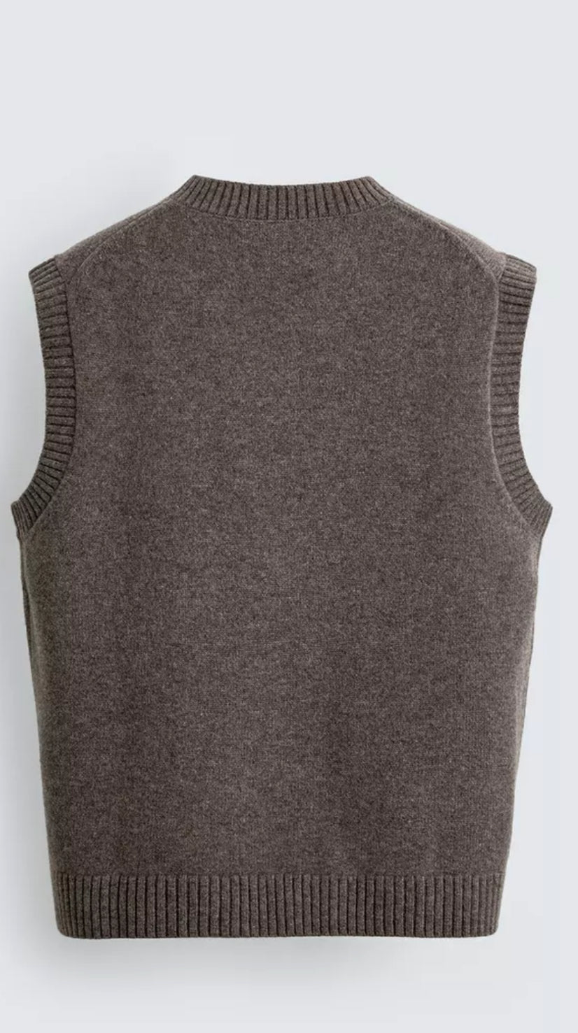 Gilet in maglia da uomo