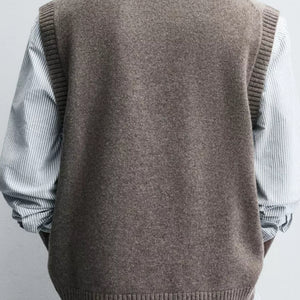 Gilet in maglia da uomo