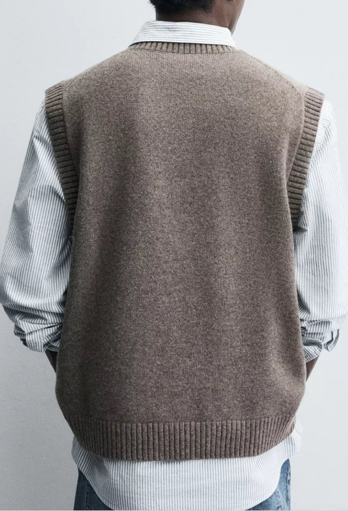 Gilet in maglia da uomo
