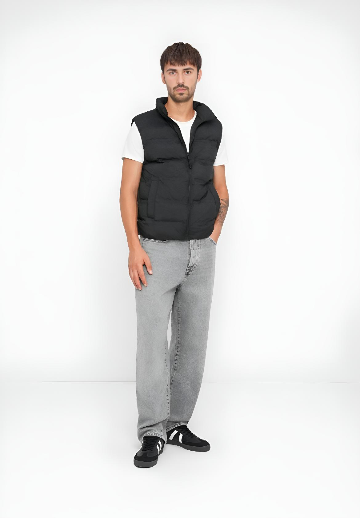 Smanicato vest nero