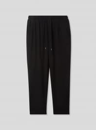 Men's Lightweight Linen Blend Pants with Elastic Waistband and Drawstring
