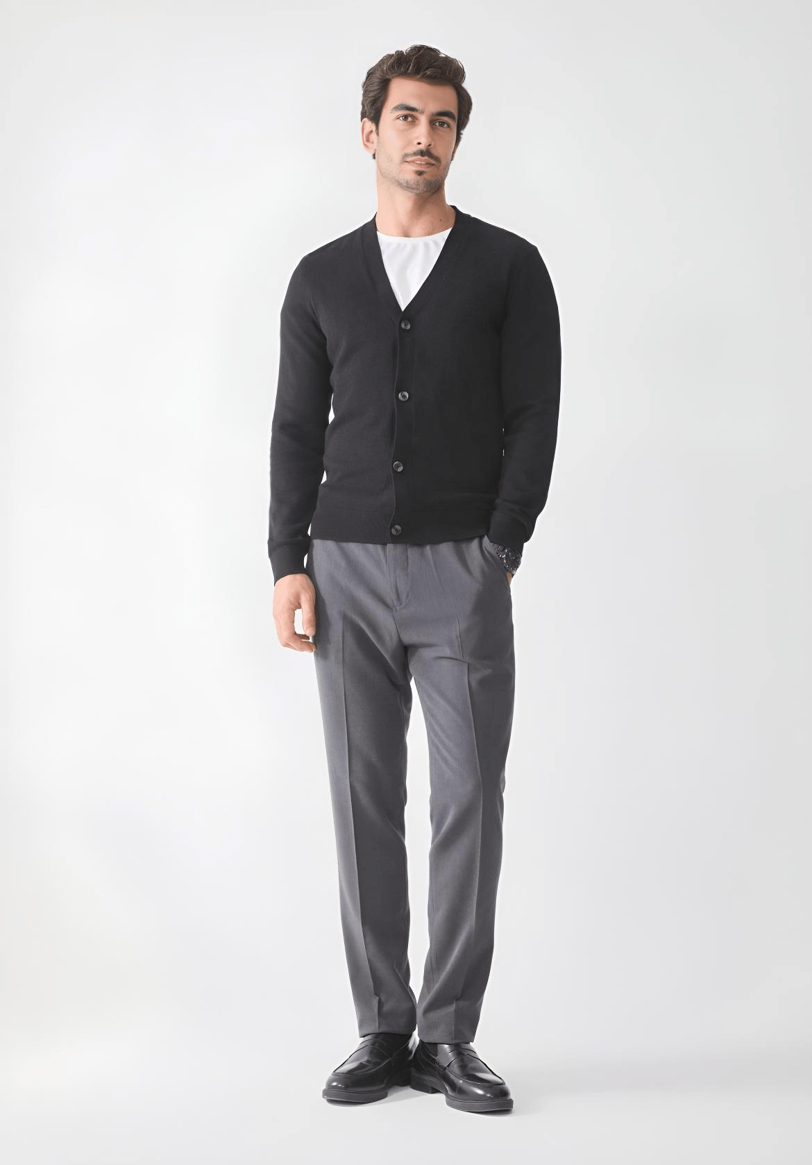 Cardigan con bottoni uomo - imoji