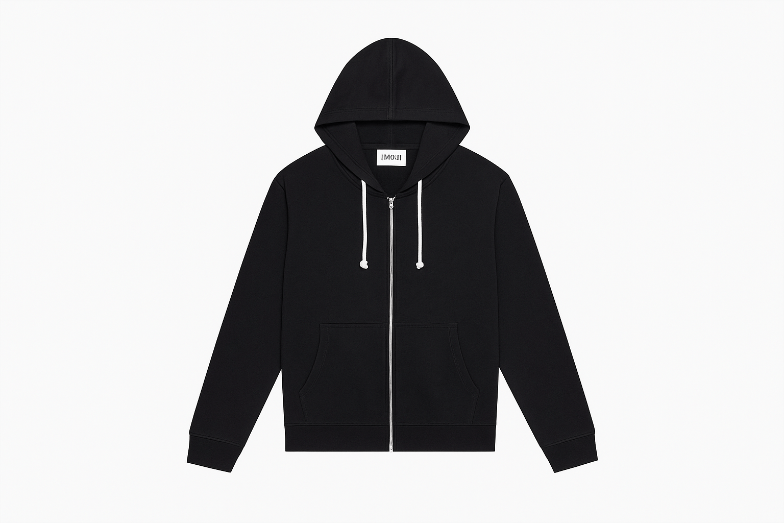 Felpa con cappuccio e zip uomo - imoji