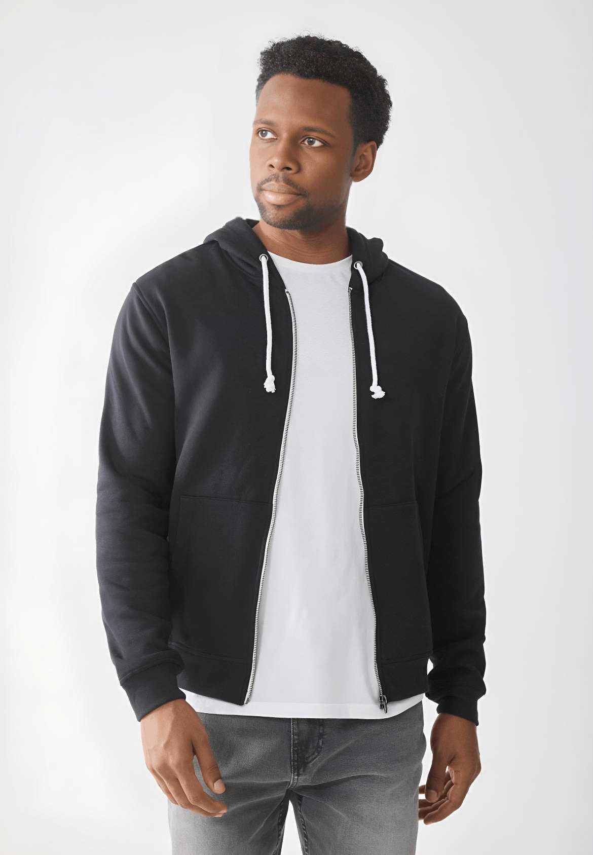 Felpa con cappuccio e zip uomo - imoji