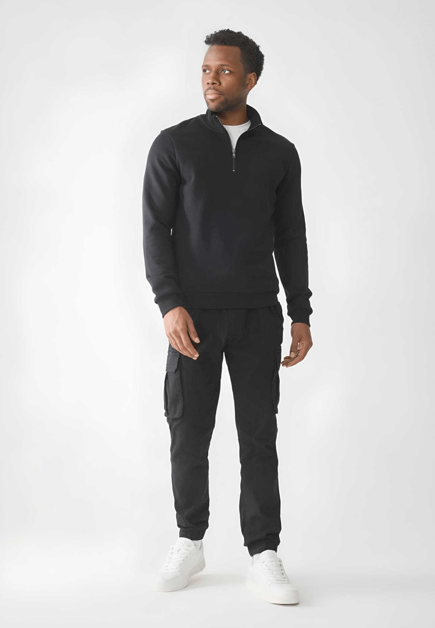 felpa con zip uomo - imoji