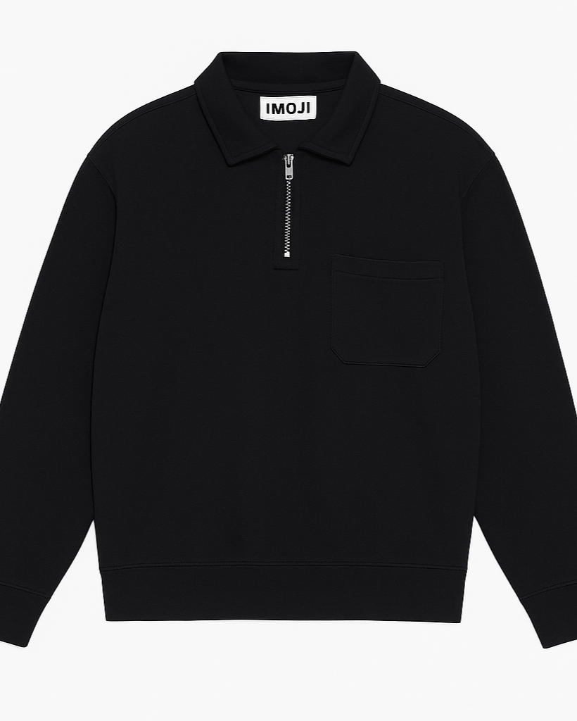 felpa con zip uomo - imoji