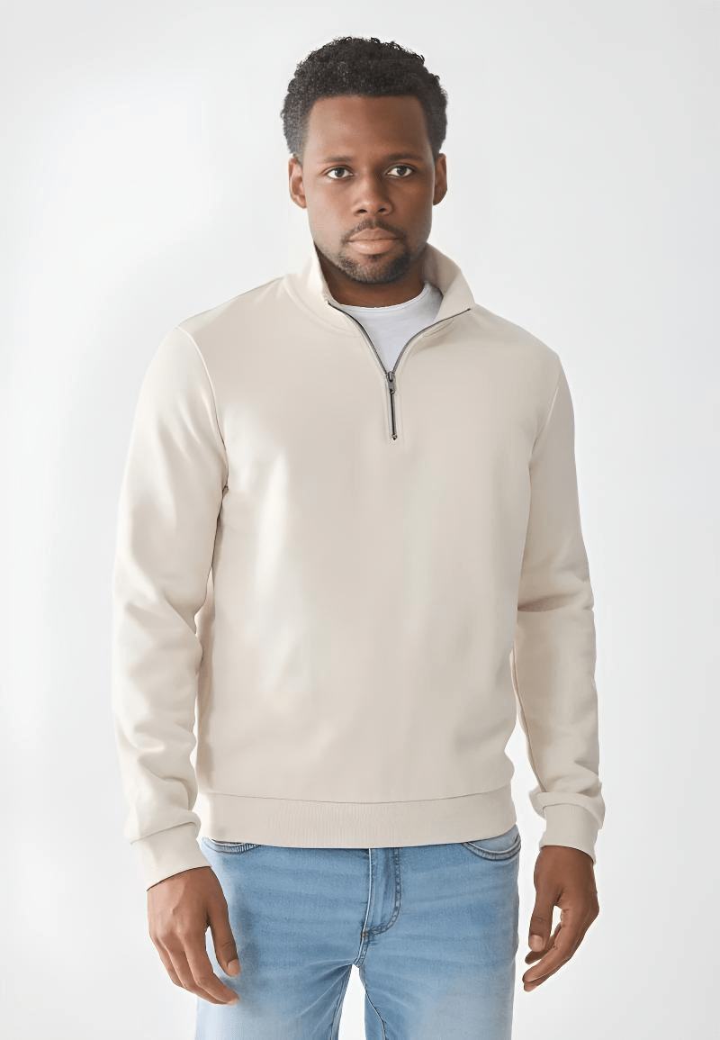 felpa con zip uomo - imoji