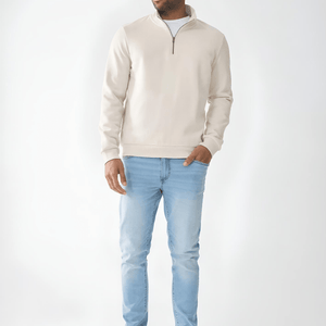 felpa con zip uomo - imoji