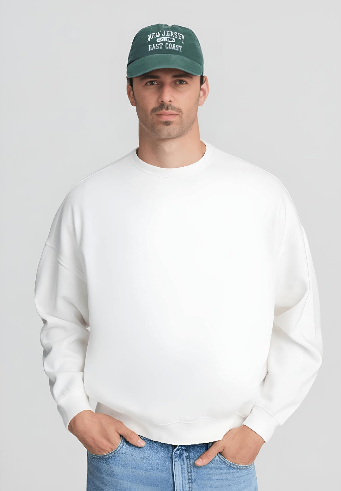 Felpa da uomo senza cappuccio - imoji