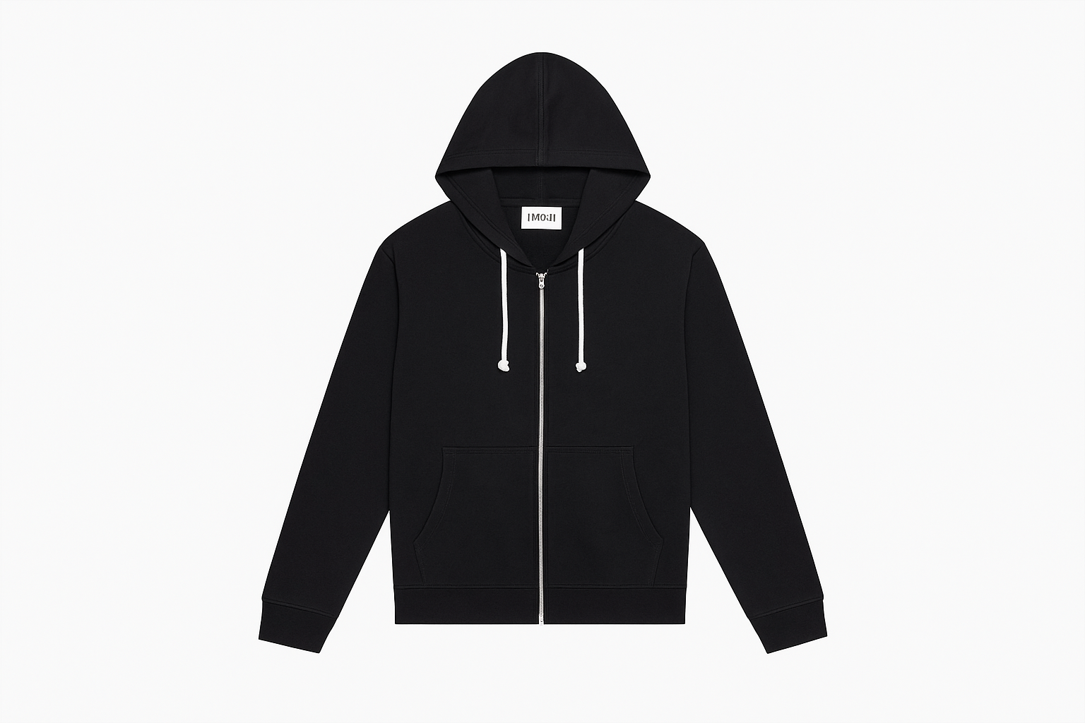 Felpa uomo con cappuccio e zip