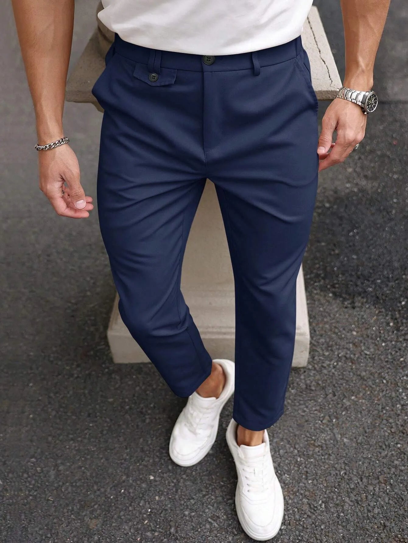 Pantaloni Chino Uomo