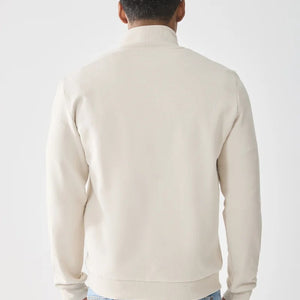 felpa con zip uomo