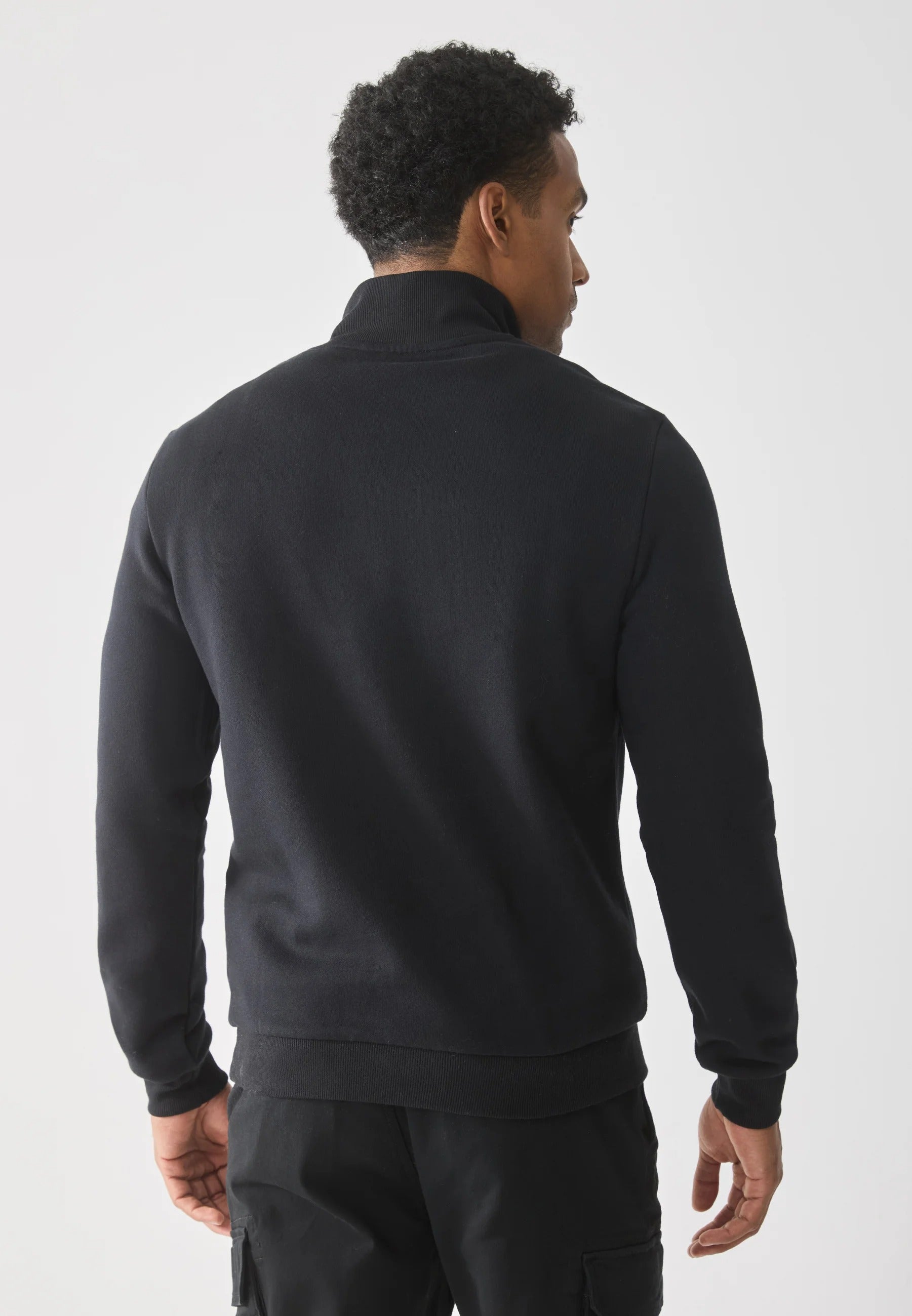 felpa con zip uomo