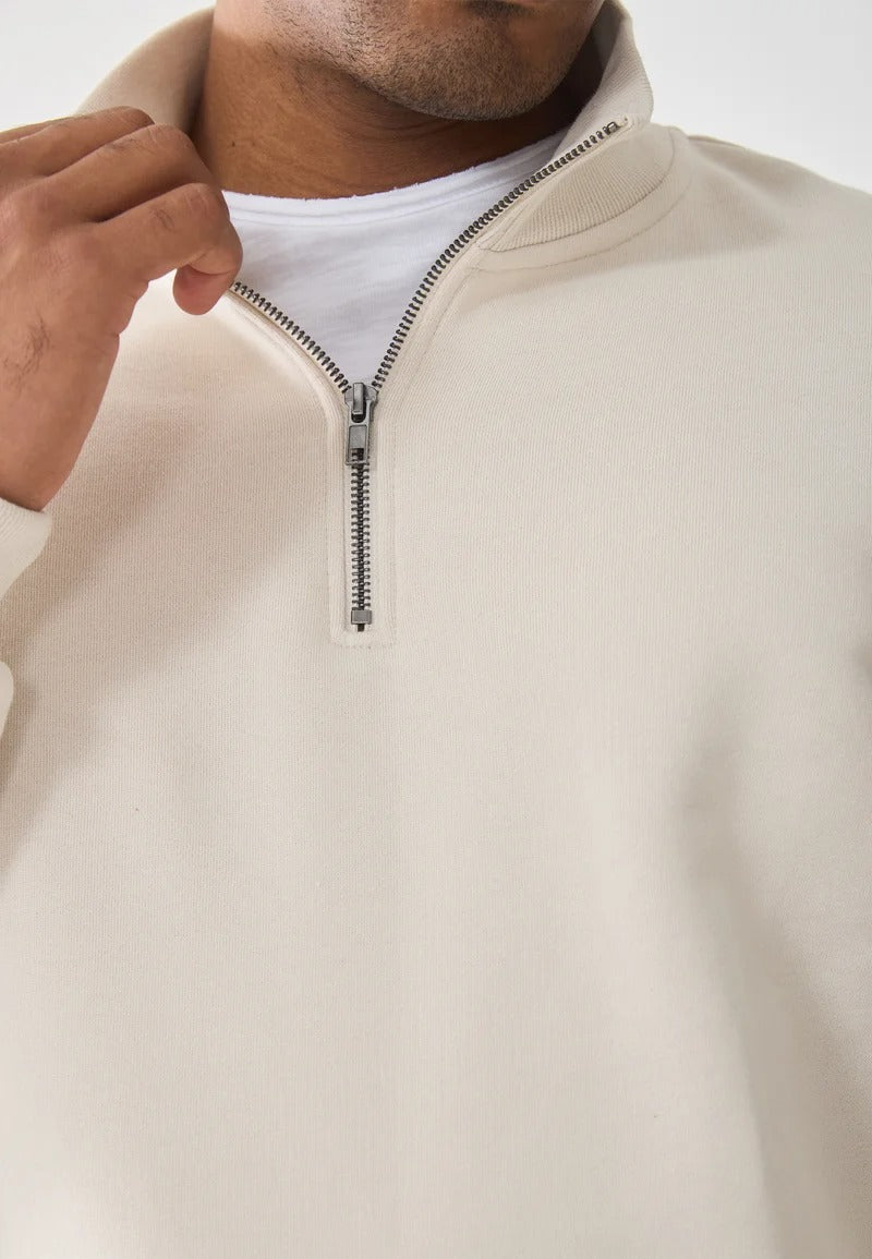 felpa con zip uomo