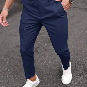 pantalone chino blu