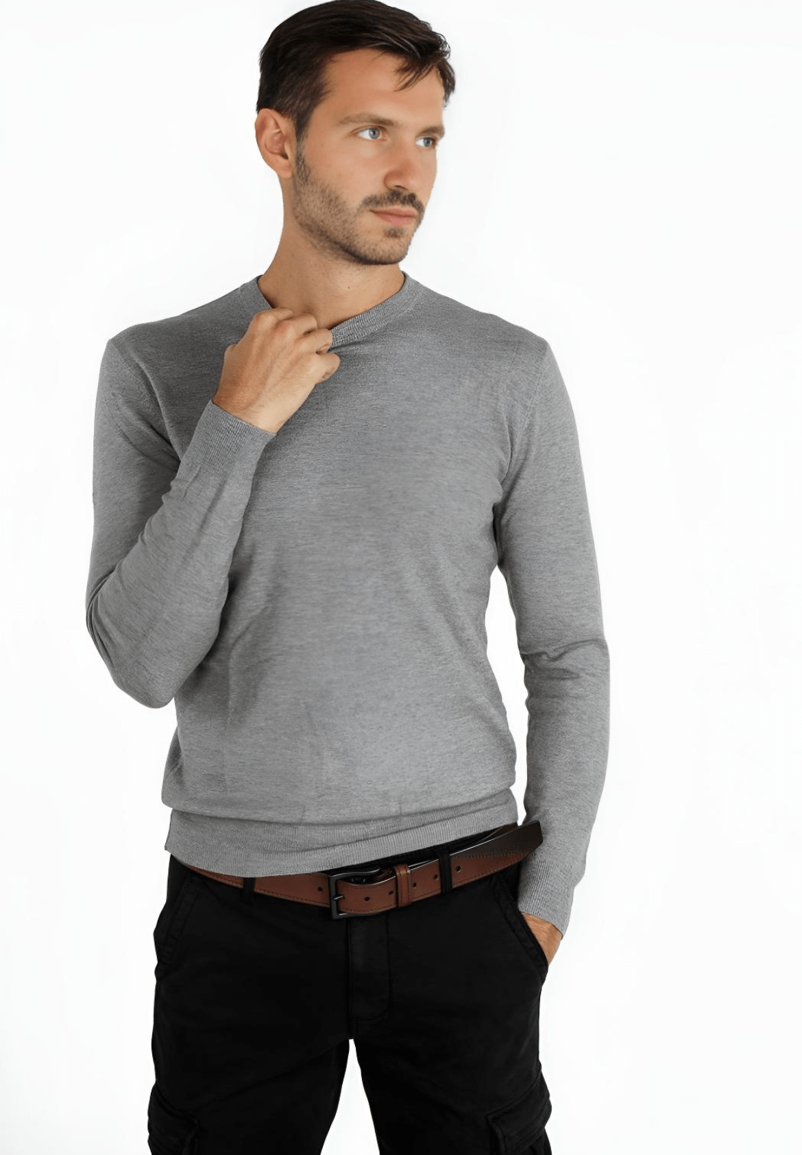 Pullover girocollo da uomo - imoji